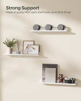 Floating Wall Shelves For Photos, Books, Any Room, 6 of 11