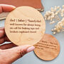 Personalised Wooden Dad Definition Coaster, Fathers Day, thumbnail 1 of 5