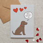 Cocker Spaniel Valentine's Day Card, thumbnail 3 of 5