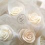 Personalised Wedding Rose Candle Party Favours, thumbnail 4 of 9