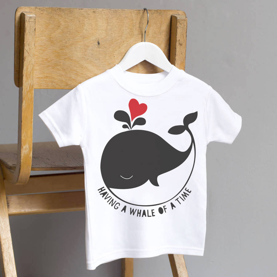 whale on shirt