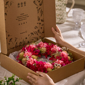 Winthorpe Pink Floral Wreath, 5 of 6