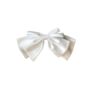 Bridal White Bow Hair Clip, thumbnail 2 of 2