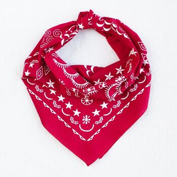 Red Elements Cotton Bandana, 2 of 5