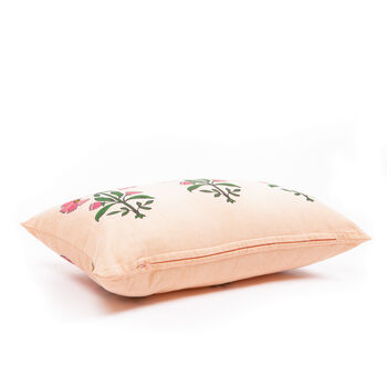 Nasrin Floral Pink Cushion Cover, 4 of 4