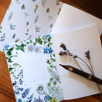 Inky Wildflower Eco Notebook, 5 of 11