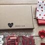 Personalised Valentines Love Heart Letterbox Sweets Box, thumbnail 1 of 2
