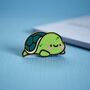 Cute Turtle Enamel Pin, thumbnail 2 of 4