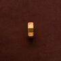 Customisable Gold Geometric Band Ring, M Ens 8 Mm Ring, thumbnail 2 of 9