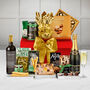 Festive Surprise Christmas Gift Box With Champagne, thumbnail 1 of 4