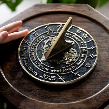 Anniversary Gift Sundial ‘Love Is’ Celebration Present, 5 of 7