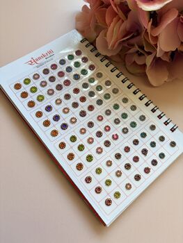 Colourful Stone Border 576 Bindi Booklet, 3 of 8