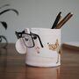 Ceramic Dog Pencil And Glasses Holder Stand, thumbnail 1 of 5