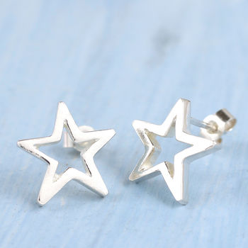 Star Stud Earrings Celestial Jewellery Gift, 4 of 9