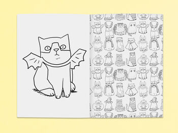 Halloween Colouring Book Spooky Cats, 9 of 9