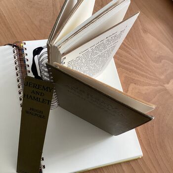 'Jeremy And Hamlet' Upcycled Notebook, 3 of 5