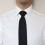 Men's Knitted Bow Tie In Black | Perfect Wedding Neck Tie For Groomsmen, thumbnail 11 of 12