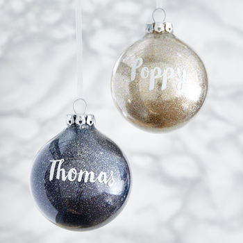Personalised Glitter Bauble, 5 of 7