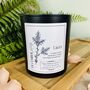 December Holly Birth Flower Personalised Candle, thumbnail 3 of 11
