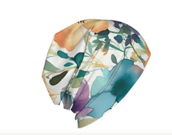 Soft Chemo Headwear Beanie Hat Bandana Florals Various, 2 of 6
