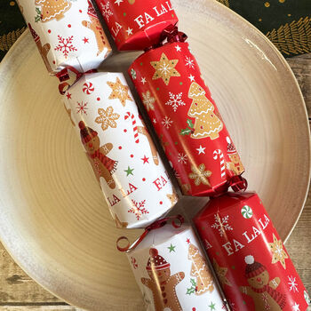 Gingerbread Kazoo Family Fun Christmas Crackers Set Of Six, 3 of 5