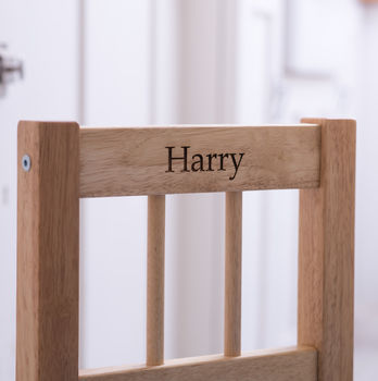 Personalised Child's Wooden Chair, 3 of 5