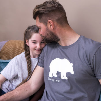 Personalised Daddy Bear Men's T Shirt, 2 of 6