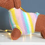 Dachshund In Pastel Jumper Christmas Tree Decoration, thumbnail 4 of 4