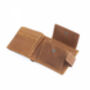 Personalised Men's Oiled Leather Wallet Rfid Cognac Brown, thumbnail 8 of 8