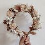 Fae Bridal Dried Flower Crown Wedding Headband, thumbnail 1 of 4