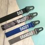 Personalised Dad/Daddy Father's Day Keyring Clip, thumbnail 3 of 4