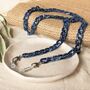 Glasses Chain – Dainty Marbled Blue Acrylic Spectacle Chains, thumbnail 1 of 3