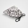 Tree Of Life Monochrome Sleep Mask, thumbnail 5 of 5