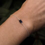 September Lapis Lazuli Birthstone Sterling Silver Bracelet, thumbnail 1 of 3