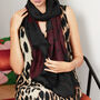 Personalised Cashmere Lace Embedded Scarf, thumbnail 2 of 12