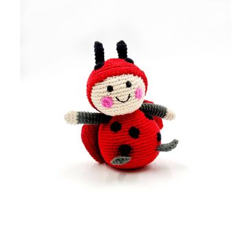 Handmade Lady Bird Fair Trade Toy, 2 of 3