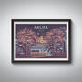 Pacha Nightclub Ibiza Travel Poster Art Print, thumbnail 1 of 8