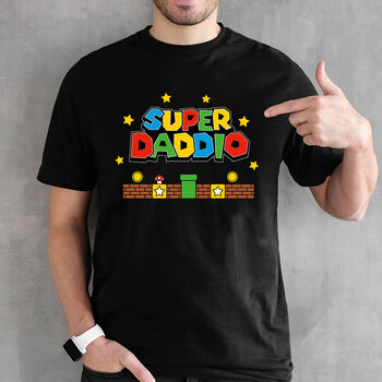 Super Daddio Gaming Men's T Shirt, 4 of 5