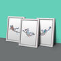 Set Of Three Goalkeeper Prints, thumbnail 1 of 5