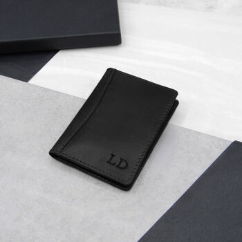 Personalised Leather Rfid Credit Card Holder Wallet, 2 of 7