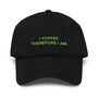 I Coffee Therefore I Am. Cotton Embroidered Cap, thumbnail 5 of 12