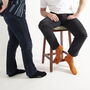 Classic Burnt Orange Luxury Crew And Trainer Men’s Socks, thumbnail 3 of 7