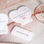 Love Heart Freestanding Place Setting Decorations, thumbnail 2 of 3