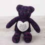 Memory Bear Keepsake Made From A Loved Ones Clothes, thumbnail 2 of 9