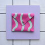Wave Leather Hand Painted Card Pouch, thumbnail 4 of 7