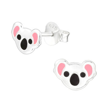 Sterling Silver Koala Bear Earrings In A Gift Tin, 2 of 10