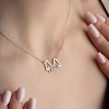 Dog Ear Name Necklace, 10 of 11