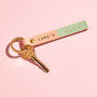 Personalised Leather Mama Or Mummy Keyring With Names, thumbnail 3 of 4