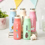 Back To School Animal Stainless Steel Bottle Gift, thumbnail 5 of 6