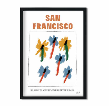 San Francisco Flower Giclée Art Print, 3 of 3